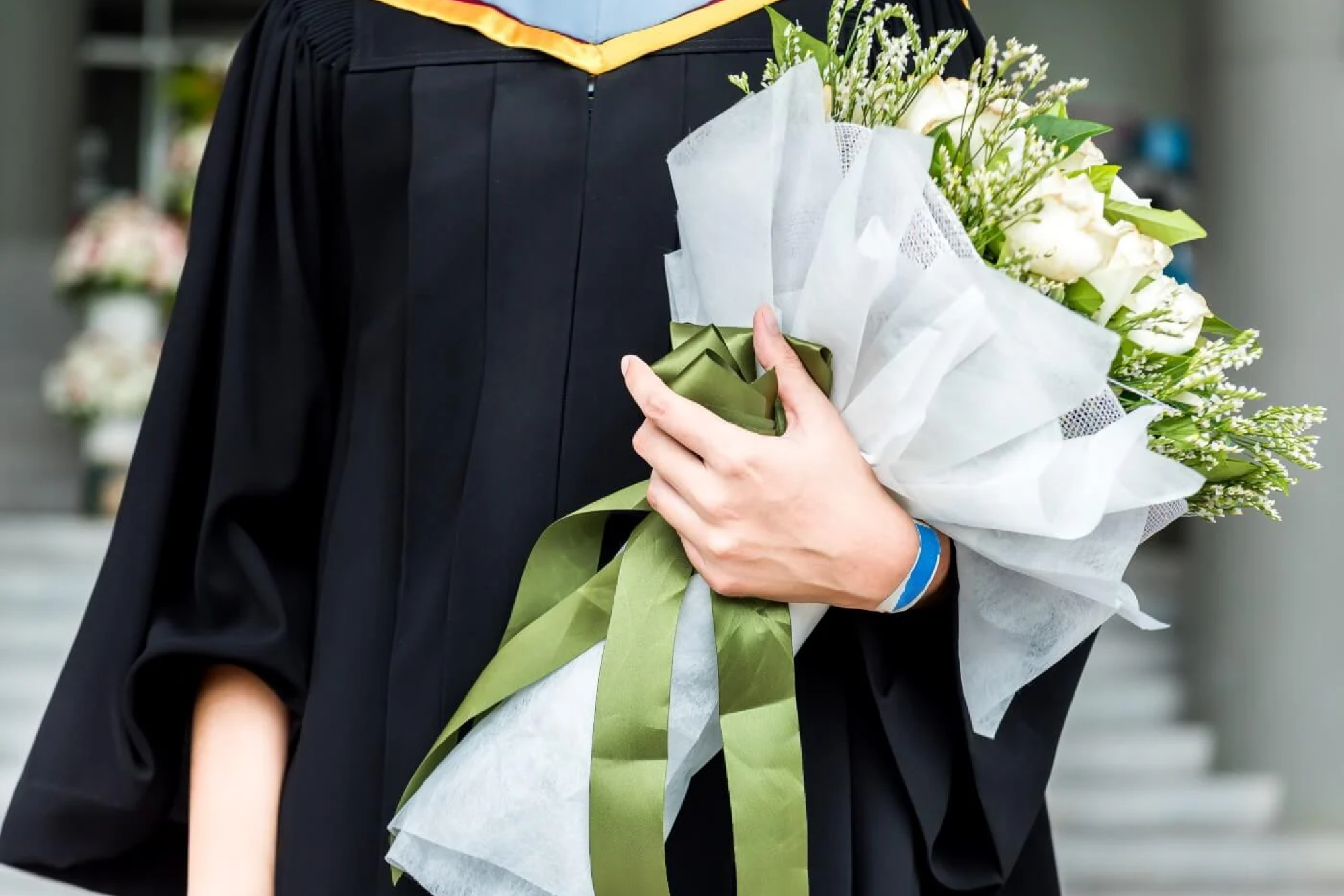 buket bunga wisuda